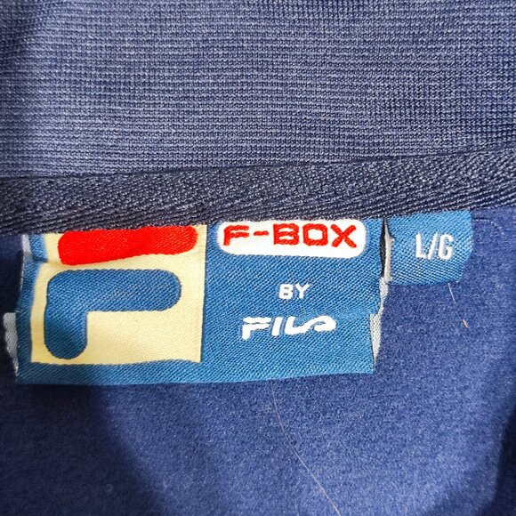 Fila F-Box Track Jacket men's size L blue 50 years anniversary collection - Picture 6 of 9